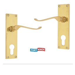 M3K45 - Handle Only Euro Solid Brass -M3K45_o_T